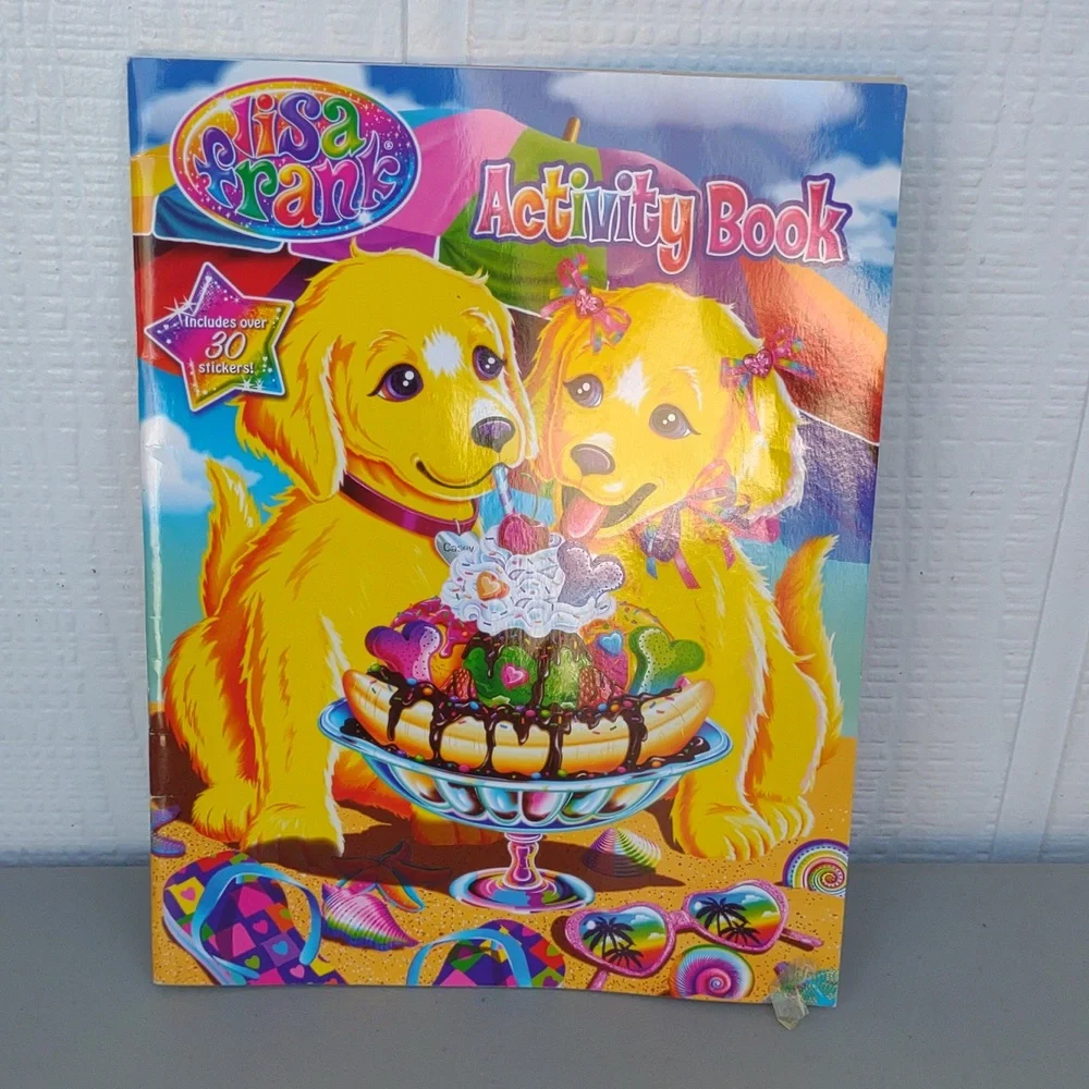 NEW Lisa FrankColor  Activity Book New